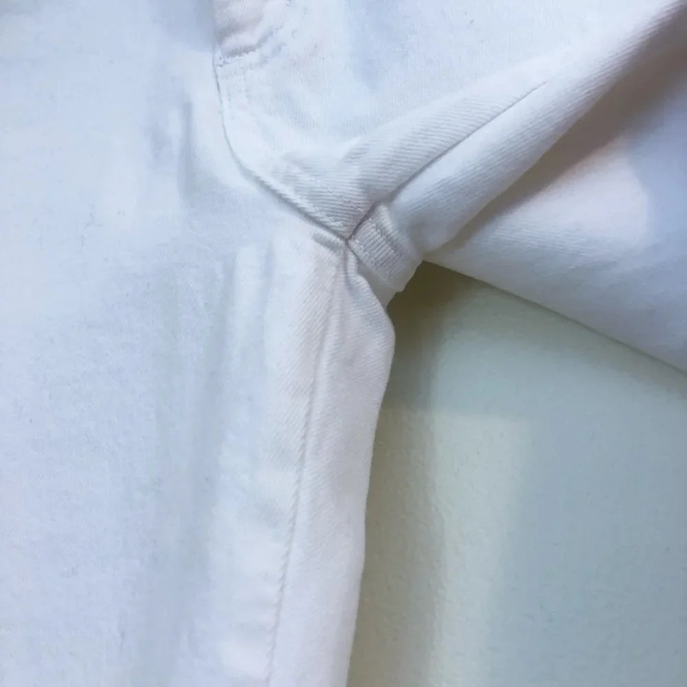 AGOLDE Pinch Waist High Rise White Straight Leg Denim Jeans Women's 23 ALTERED - Picture 6 of 10